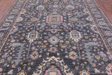 Grey Persian Fine Serapi Hand Knotted Wool Rug - 9' 1" X 12' 0" - Golden Nile