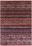 Khorjin Persian Gabbeh Hand Knotted Wool Rug - 5' 10" X 8' 4" - Golden Nile