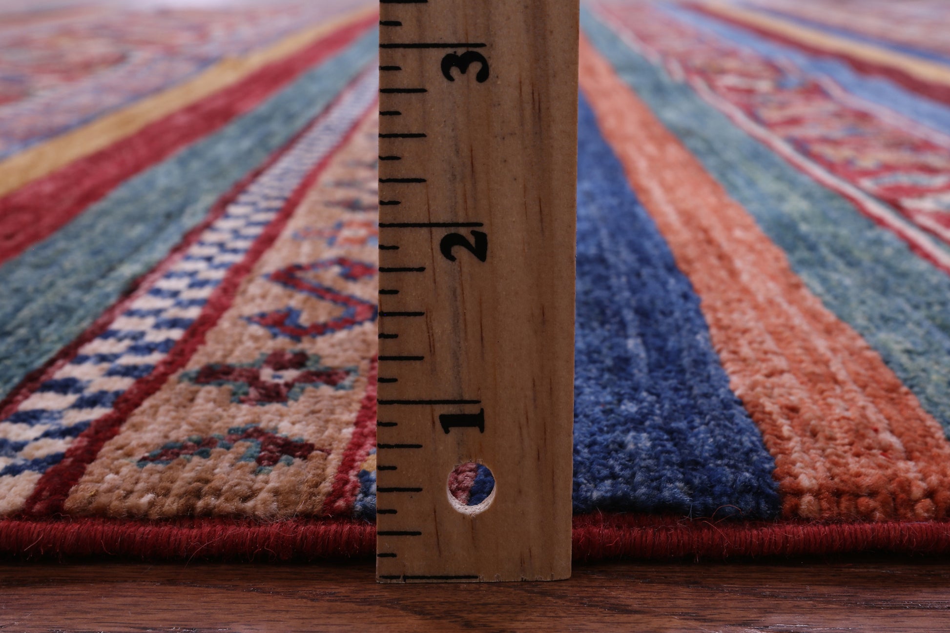 Khorjin Persian Gabbeh Hand Knotted Wool Rug - 5' 10" X 8' 4" - Golden Nile