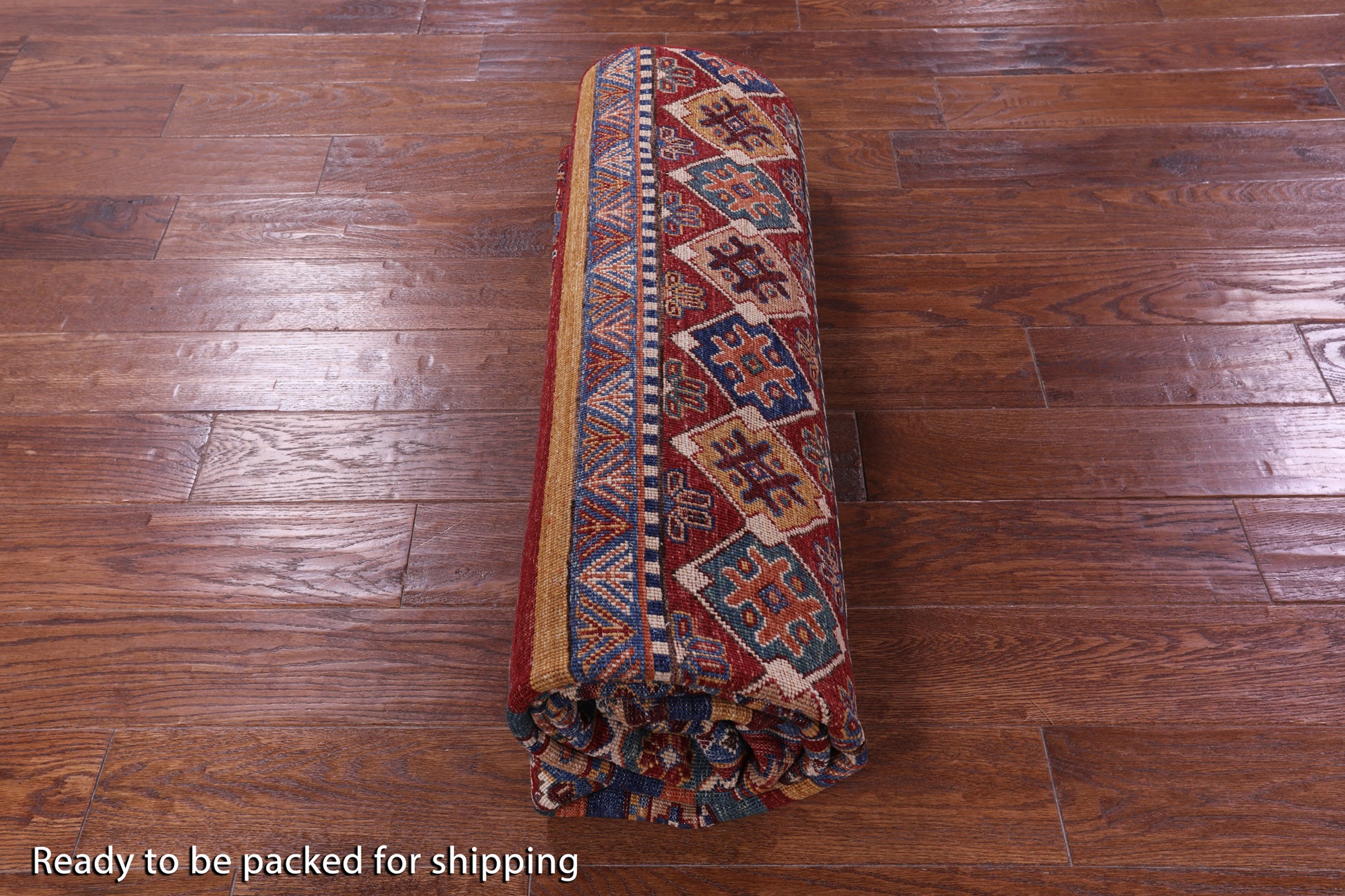 Khorjin Persian Gabbeh Hand Knotted Wool Rug - 5' 10" X 8' 4" - Golden Nile