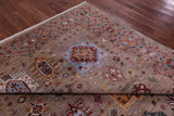 Turkmen Ersari Hand Knotted Wool Rug - 8' 2" X 11' 5" - Golden Nile