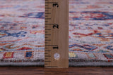 Grey Turkmen Ersari Handmade Wool Rug - 8' 2" X 9' 10" - Golden Nile