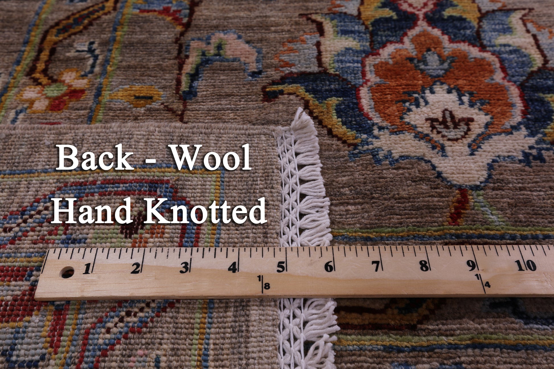 Peshawar Hand Knotted Wool Rug - 8' 11" X 12' 0" - Golden Nile