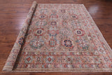 Turkmen Ersari Hand Knotted Wool Rug - 9' 4" X 11' 8" - Golden Nile