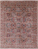 Turkmen Ersari Hand Knotted Wool Rug - 9' 4" X 11' 8" - Golden Nile
