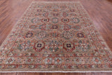 Turkmen Ersari Hand Knotted Wool Rug - 9' 4" X 11' 8" - Golden Nile