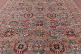 Turkmen Ersari Hand Knotted Wool Rug - 9' 4" X 11' 8" - Golden Nile