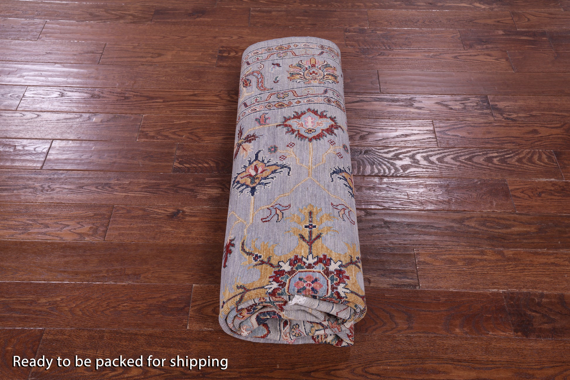 Grey Persian Tabriz Hand Knotted Wool Rug - 6' 7" X 9' 7" - Golden Nile