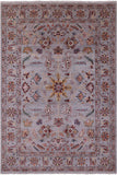 Grey Persian Tabriz Hand Knotted Wool Rug - 6' 7" X 9' 7" - Golden Nile