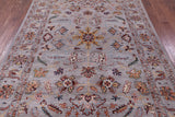 Grey Persian Tabriz Hand Knotted Wool Rug - 6' 7" X 9' 7" - Golden Nile