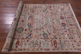 Peshawar Handmade Wool Rug - 5' 0" X 6' 5" - Golden Nile