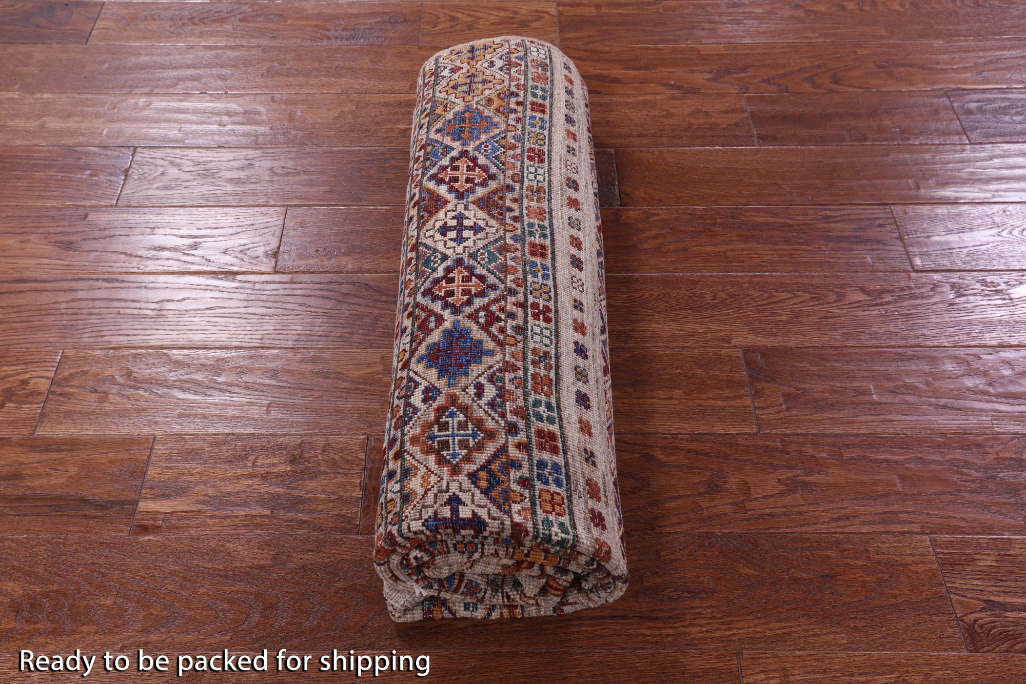 Khorjin Persian Gabbeh Hand Knotted Wool Rug - 5' 1" X 7' 0" - Golden Nile