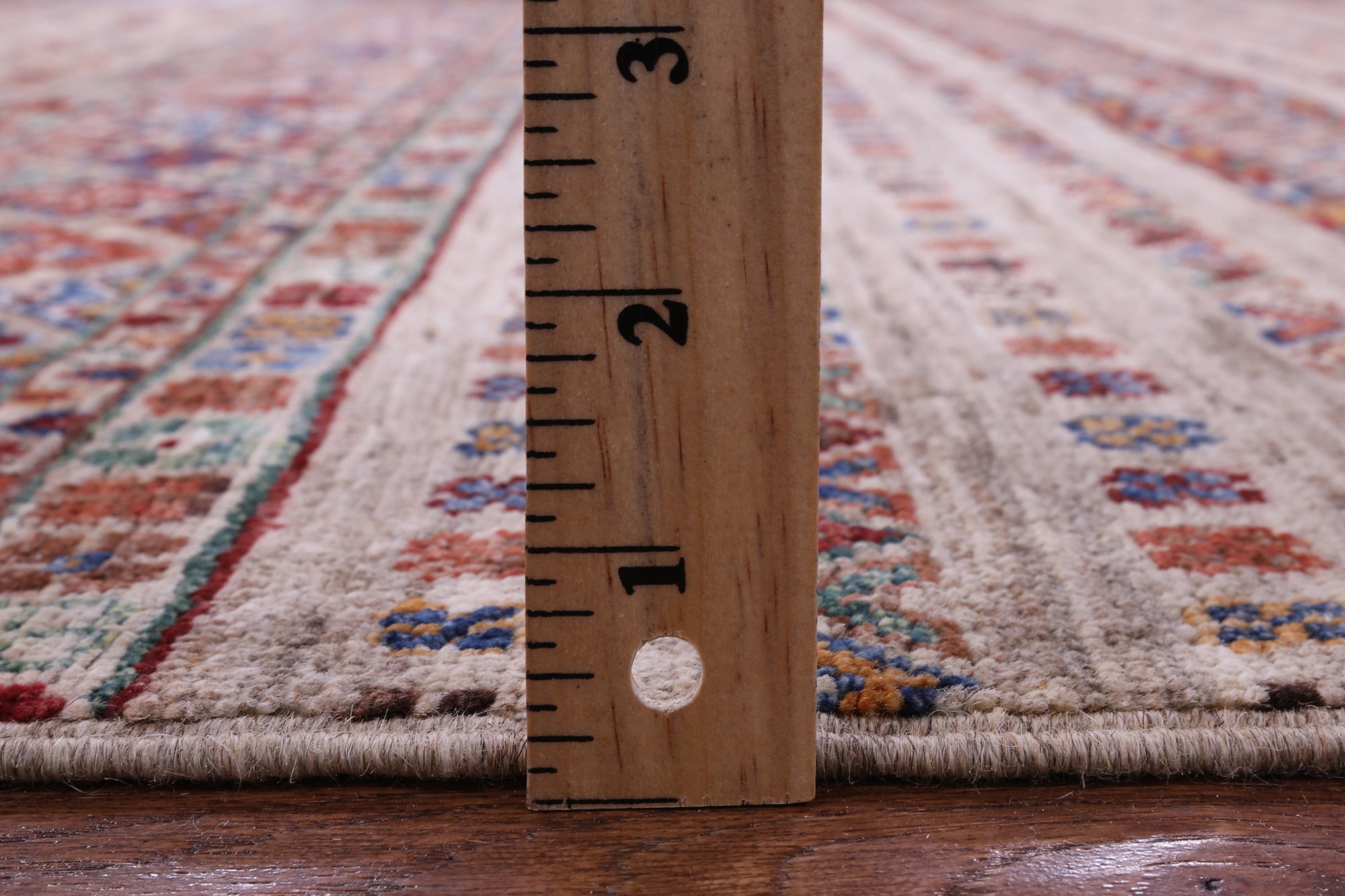 Khorjin Persian Gabbeh Hand Knotted Wool Rug - 5' 1" X 7' 0" - Golden Nile