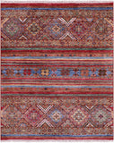 Khorjin Persian Gabbeh Hand Knotted Wool Rug - 3' 5" X 4' 2" - Golden Nile