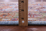 Blue Turkmen Ersari Hand Knotted Wool Rug - 4' 0" X 6' 4" - Golden Nile