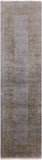 Overdyed Hand Knotted Full Pile Wool Runner Rug - 2' 7" X 9' 8" - Golden Nile