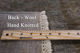 Overdyed Hand Knotted Full Pile Wool Runner Rug - 2' 7" X 9' 8" - Golden Nile