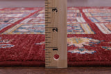 Red Garden Design Persian Handmade Wool Rug - 4' 1" X 6' 5" - Golden Nile
