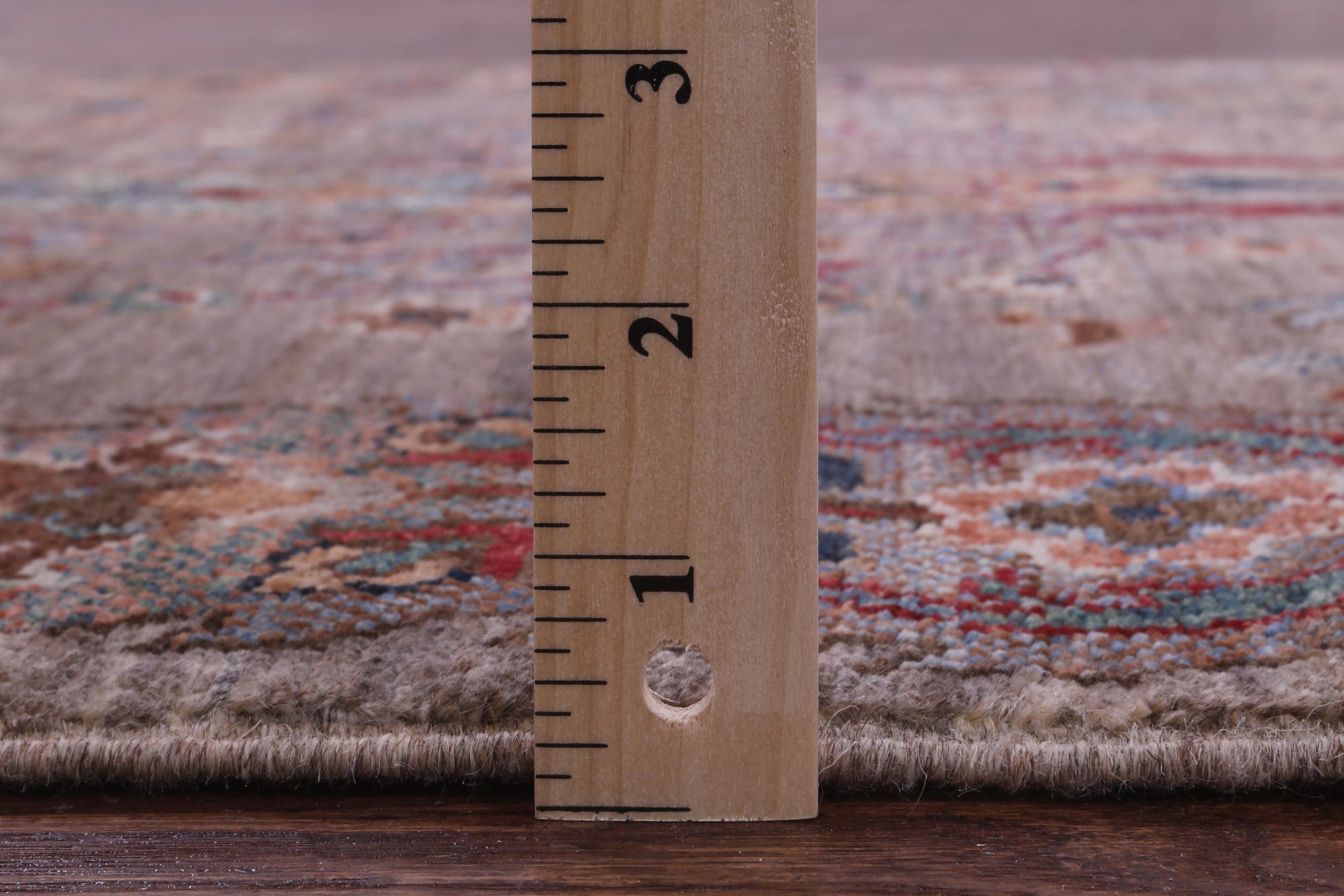 Tribal Persian Gabbeh Hand Knotted Wool Rug - 3' 5" X 4' 8" - Golden Nile