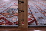 Grey Khorjin Persian Gabbeh Hand Knotted Wool Rug - 2' 11" X 4' 2" - Golden Nile