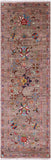 Peshawar Hand Knotted Wool Runner Rug - 2' 8" X 8' 4" - Golden Nile