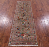 Peshawar Hand Knotted Wool Runner Rug - 2' 8" X 8' 4" - Golden Nile