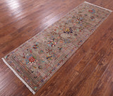 Peshawar Hand Knotted Wool Runner Rug - 2' 8" X 8' 4" - Golden Nile