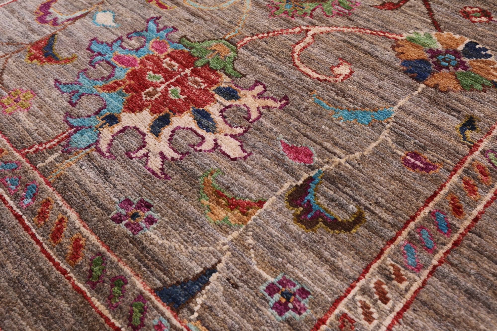 Peshawar Hand Knotted Wool Runner Rug - 2' 8" X 8' 4" - Golden Nile