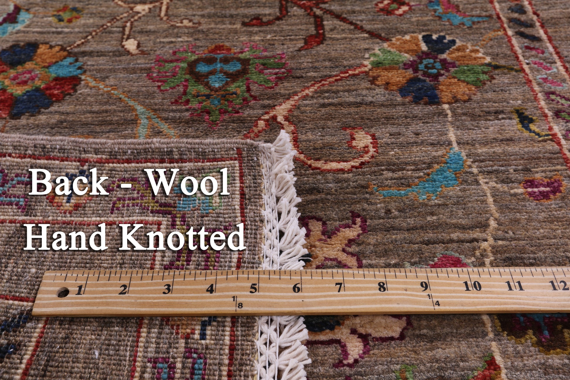 Peshawar Hand Knotted Wool Runner Rug - 2' 8" X 8' 4" - Golden Nile