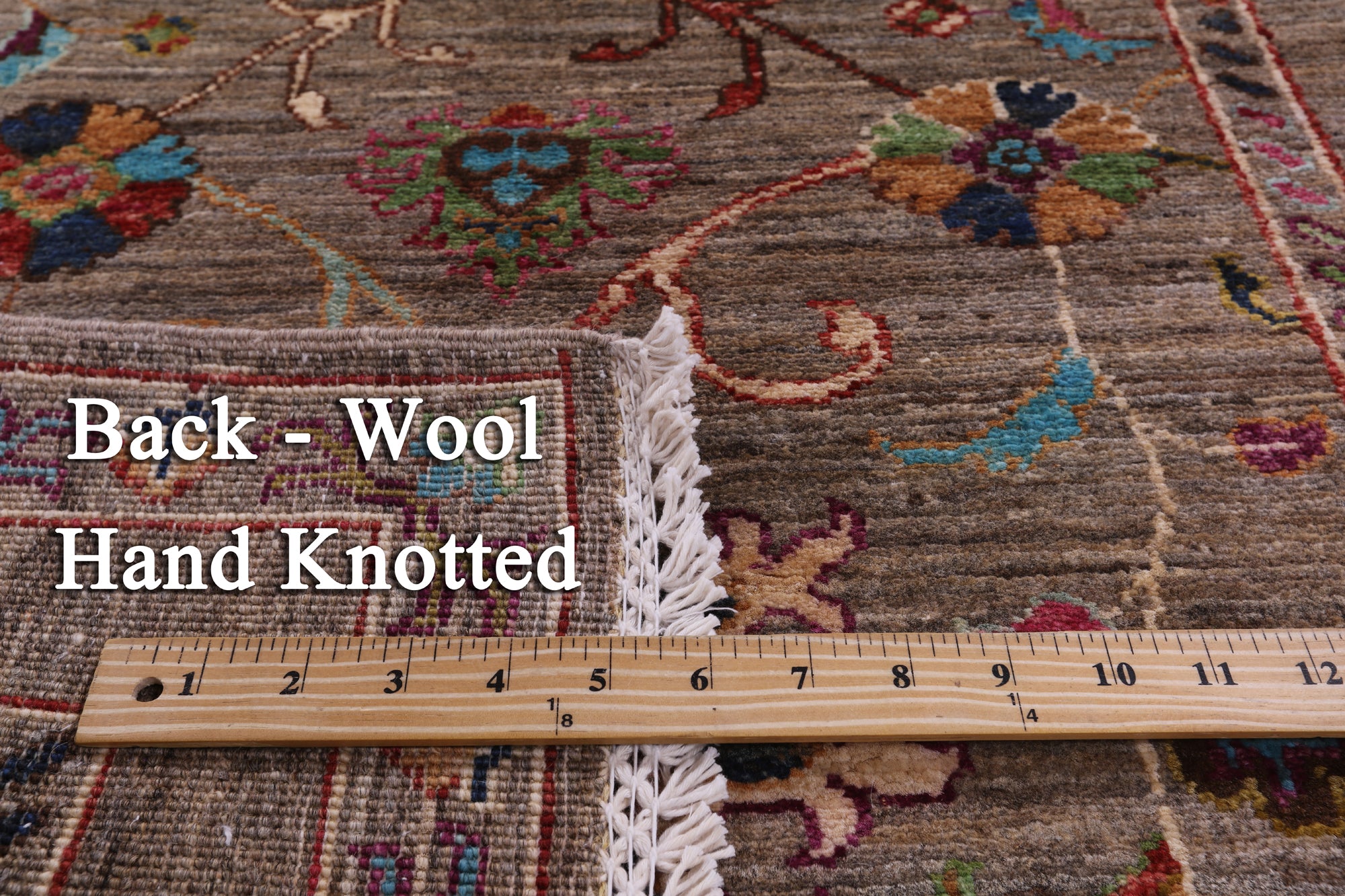 Peshawar Hand Knotted Wool Runner Rug - 2' 8" X 8' 4" - Golden Nile