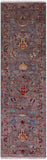 Peshawar Hand Knotted Wool Runner Rug - 2' 7" X 9' 4" - Golden Nile