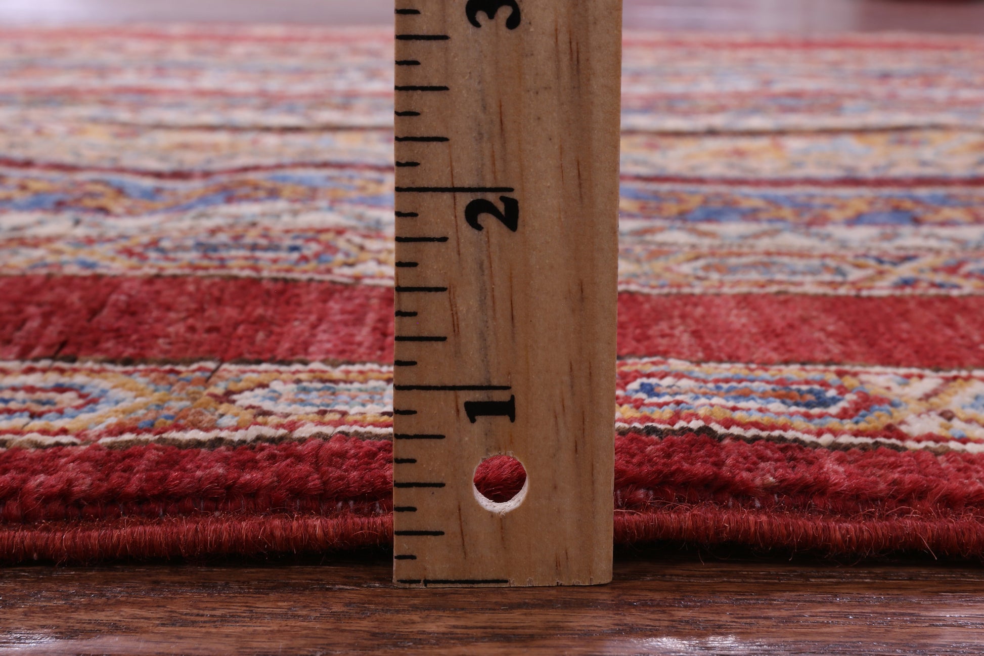 Shall Persian Gabbeh Hand Knotted Wool Runner Rug - 2' 8" X 10' 1" - Golden Nile