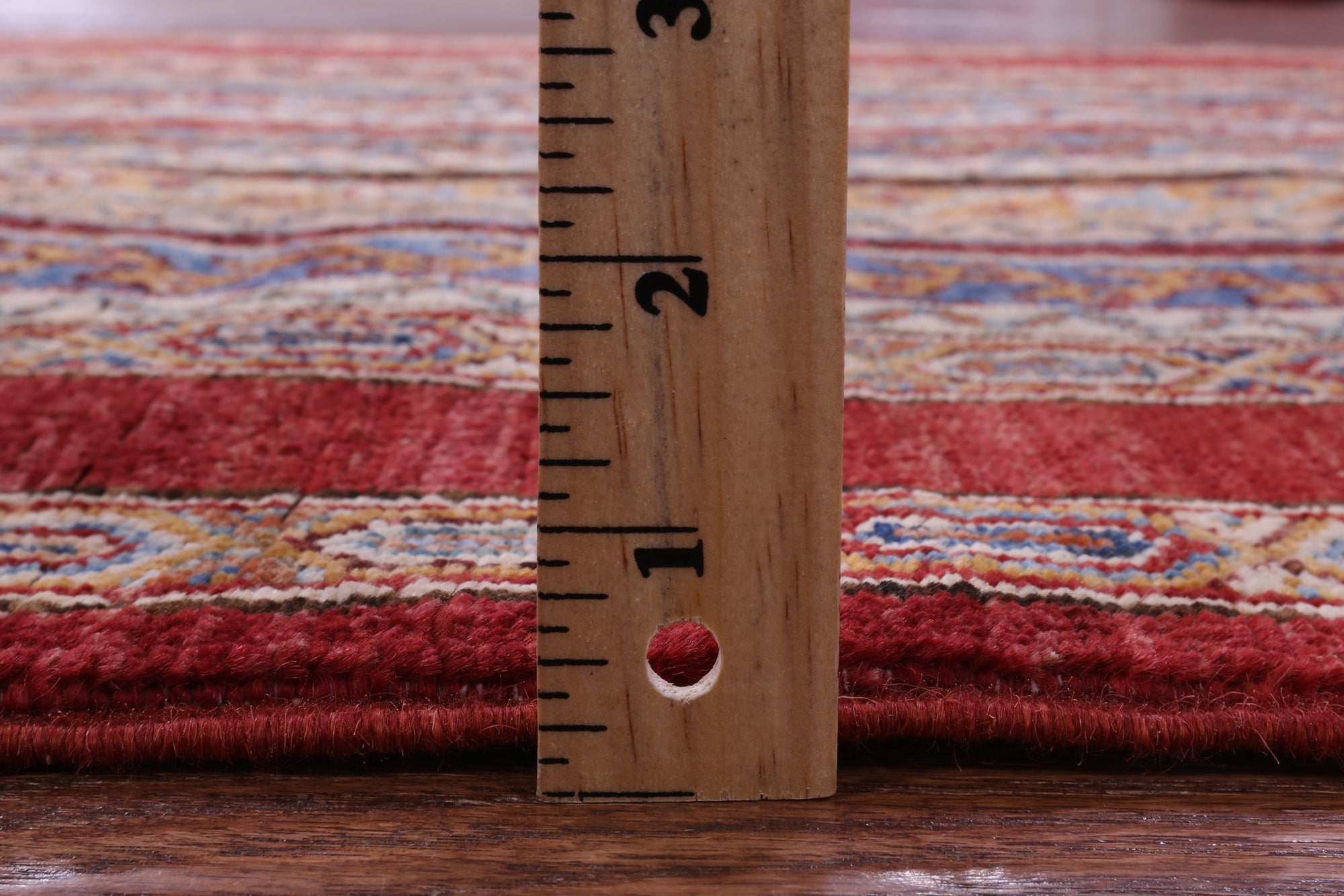 Shall Persian Gabbeh Hand Knotted Wool Runner Rug - 2' 8" X 10' 1" - Golden Nile