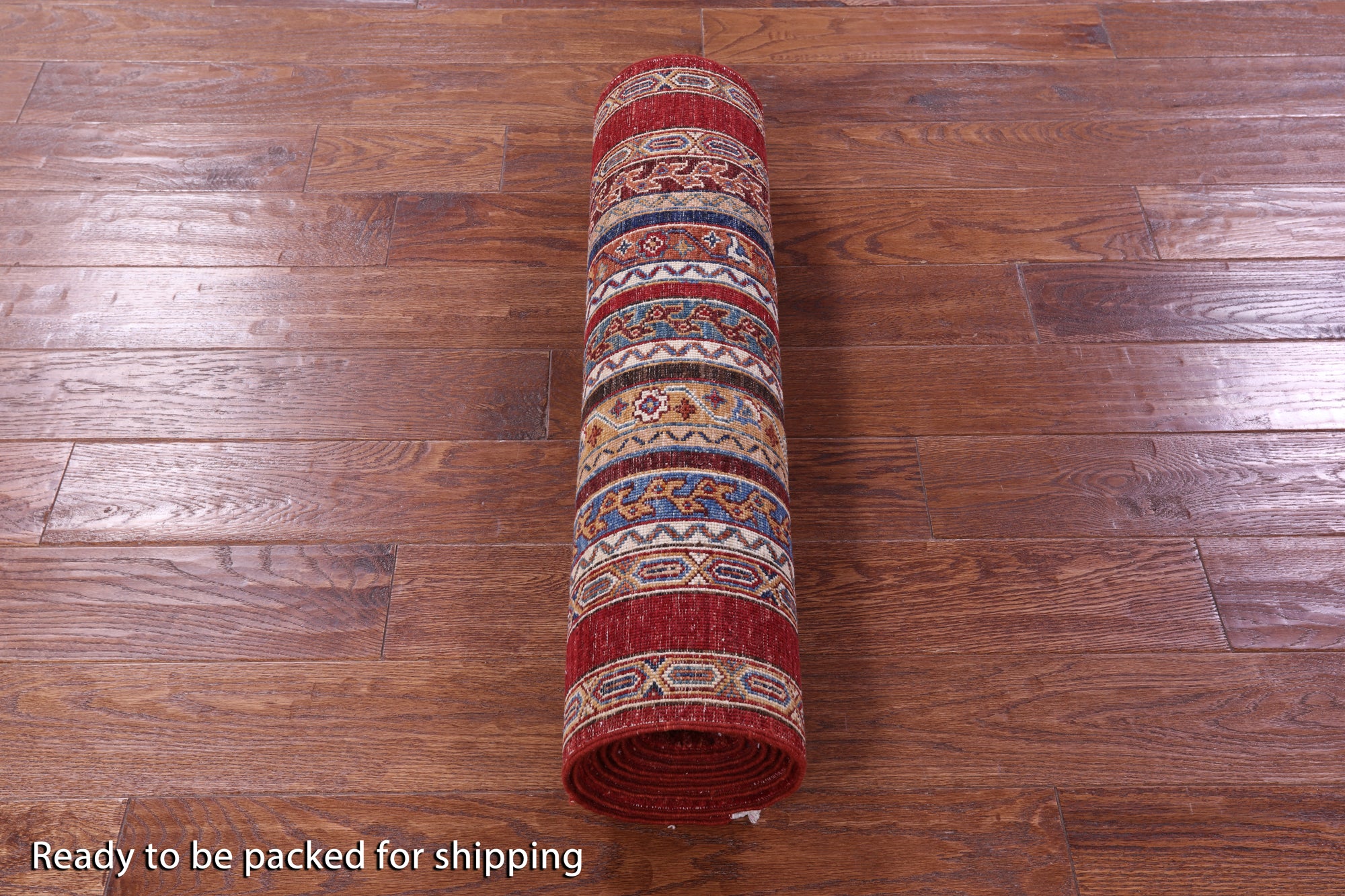 Shall Persian Gabbeh Hand Knotted Wool Runner Rug - 2' 8" X 10' 1" - Golden Nile