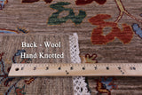 Tribal Persian Gabbeh Hand Knotted Wool Rug - 6' 1" X 8' 9" - Golden Nile