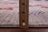 Tribal Persian Gabbeh Hand Knotted Wool Rug - 6' 1" X 8' 9" - Golden Nile