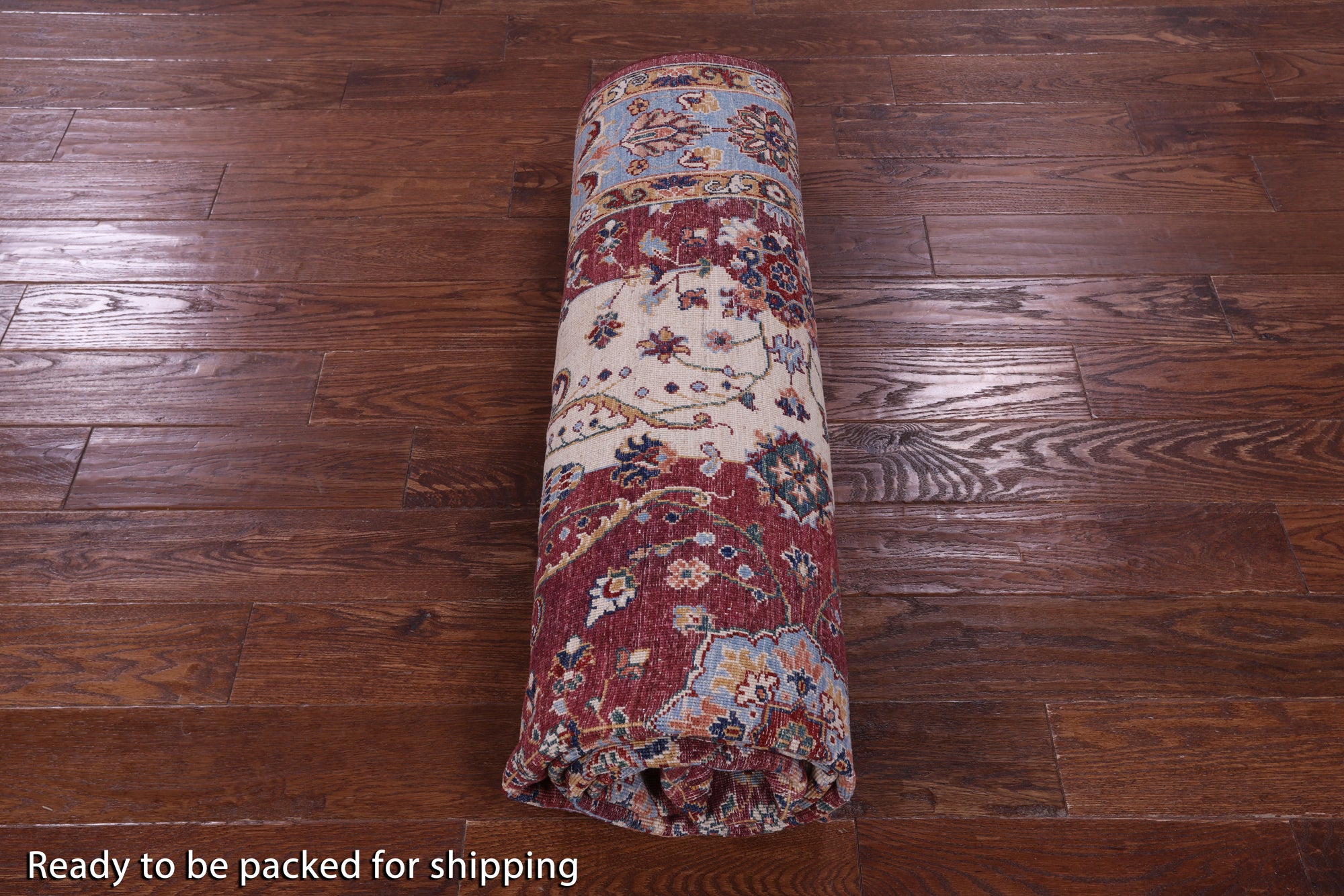 Persian Fine Serapi Hand Knotted Wool Rug - 6' 9" X 9' 9" - Golden Nile