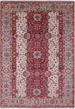 Persian Fine Serapi Hand Knotted Wool Rug - 6' 9" X 9' 9" - Golden Nile