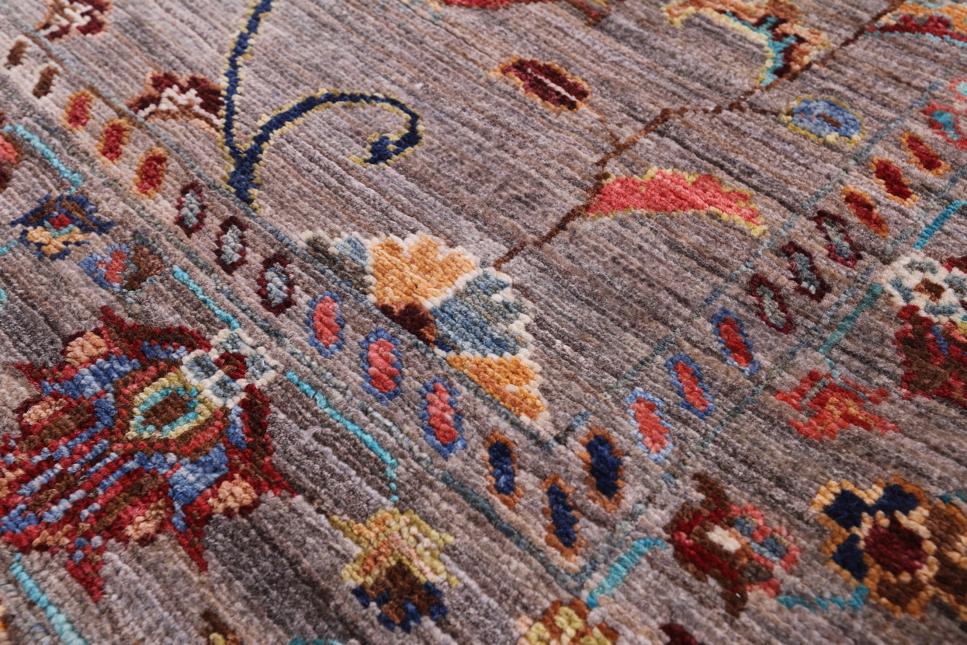 Peshawar Handmade Wool Runner Rug - 2' 8" X 9' 3" - Golden Nile
