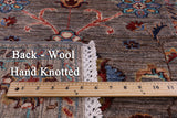 Peshawar Handmade Wool Runner Rug - 2' 8" X 9' 3" - Golden Nile