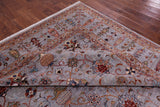 Grey Peshawar Hand Knotted Wool Rug - 9' 0" X 12' 2" - Golden Nile