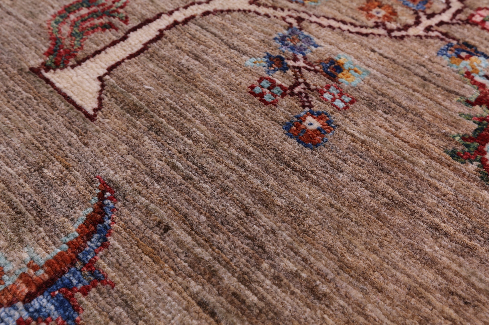 Tribal Persian Gabbeh Hand Knotted Wool Rug - 5' 9" X 7' 8" - Golden Nile