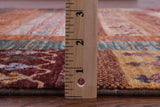Tribal Persian Gabbeh Handmade Wool Rug - 5' 0" X 6' 10" - Golden Nile