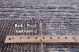 Blue Tribal Moroccan Handmade Wool Runner Rug - 2' 9" X 9' 8" - Golden Nile