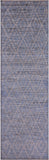 Blue Tribal Moroccan Handmade Wool Runner Rug - 2' 9" X 9' 8" - Golden Nile