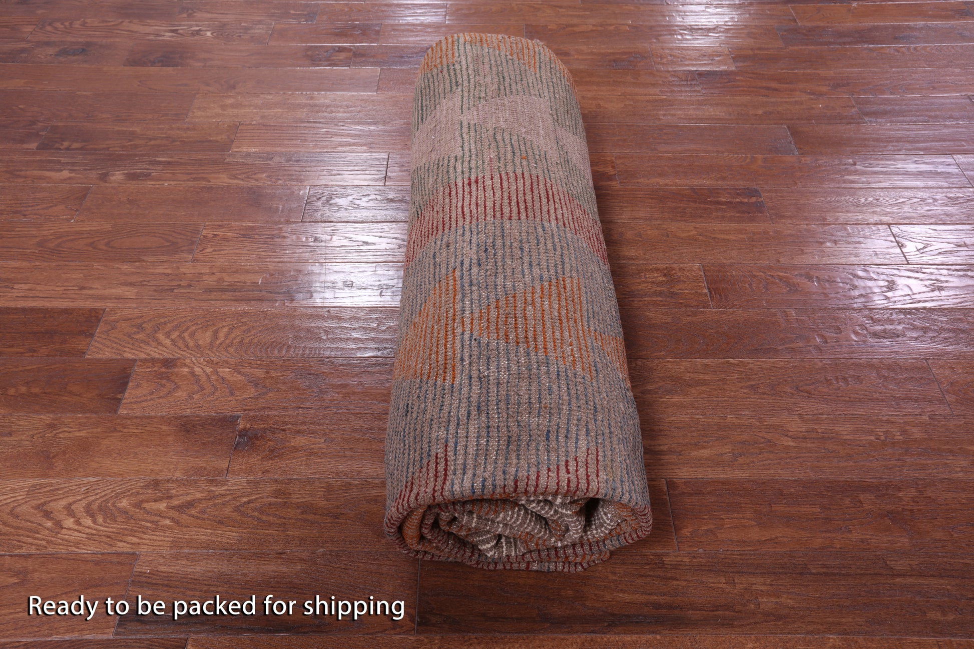 Tribal Moroccan Hand Knotted Wool On Wool Rug - 10' 1" X 13' 10" - Golden Nile