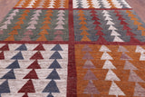 Tribal Moroccan Hand Knotted Wool On Wool Rug - 10' 1" X 13' 10" - Golden Nile