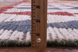 Tribal Moroccan Hand Knotted Wool On Wool Rug - 10' 1" X 13' 10" - Golden Nile