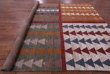 Tribal Moroccan Hand Knotted Wool On Wool Rug - 10' 1" X 13' 10" - Golden Nile