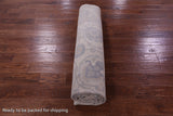 Ivory Turkish Oushak Hand Knotted Wool Rug - 8' 0" X 9' 7" - Golden Nile